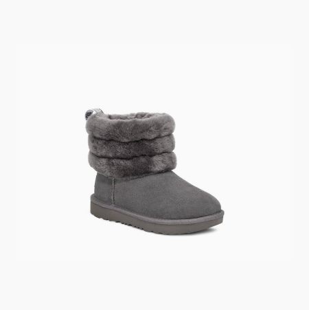 UGG Fluff Mini Quilted - Boots Barn - Dyp Grå (NO-H290)